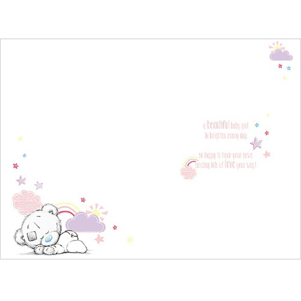 New Little Baby Girl Me to You Bear Card Extra Image 1
